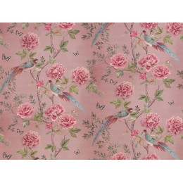 Paloma Home Fabric by The Metre Blossom Vintage Chinoiserie